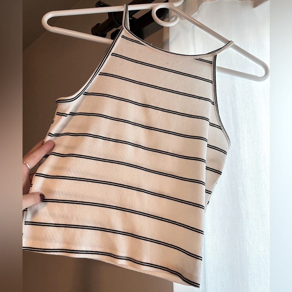 Women's Basic Stripped Tank Top